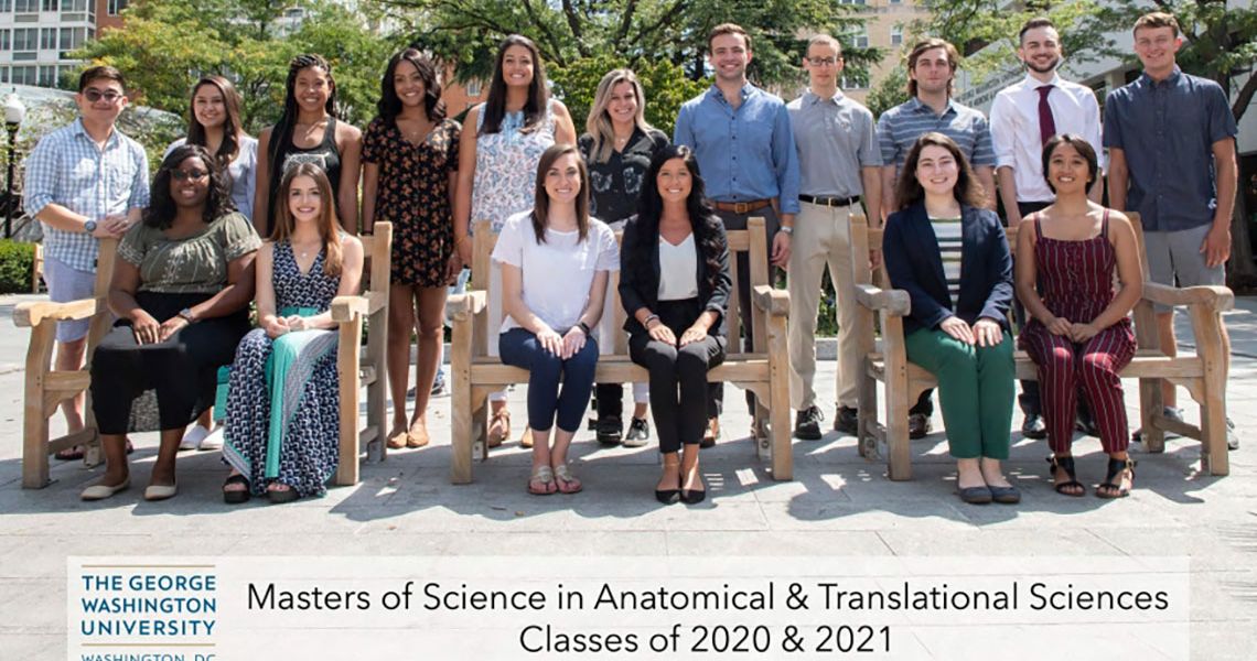 Masters of Science in Anatomical & Translational Sciences Classes of 2020 & 2021