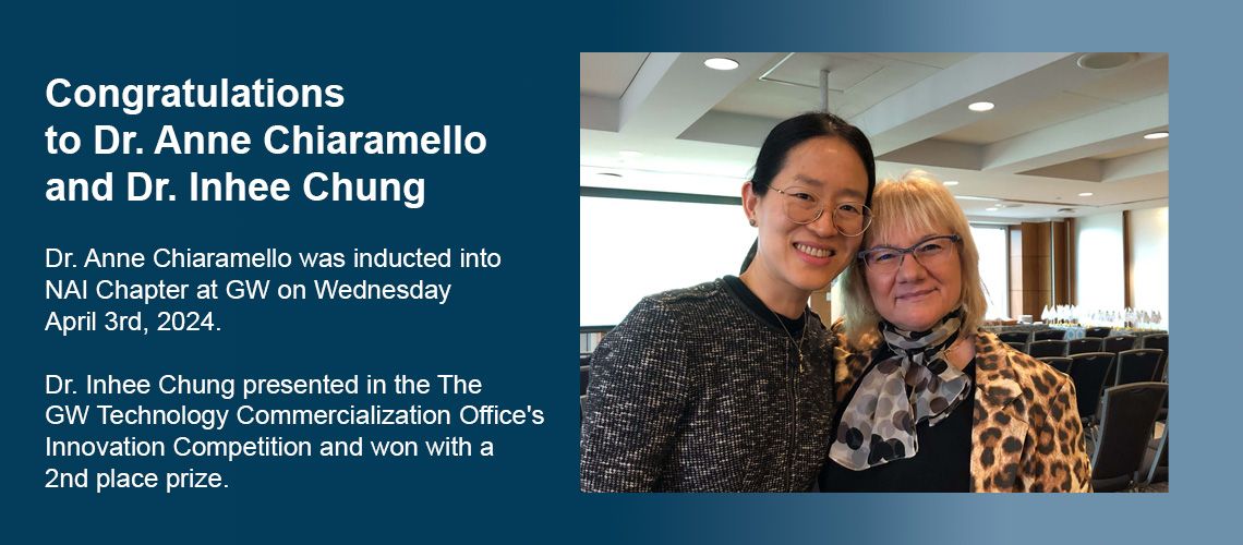 Congratulations to Dr. Anne Chiaramello and Dr. Chung